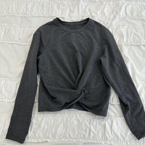 lululemon athletica Dark Gray Long Sleeve Top